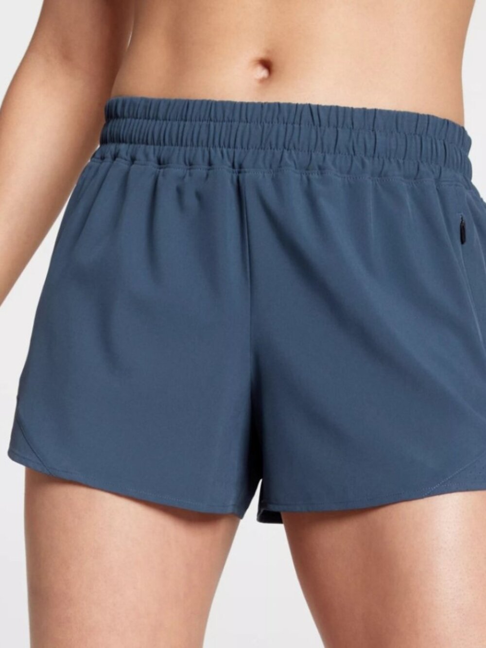 Calia Women's Mid-Rise Infinity Run Shorts in Ardosia Slate size XL NWT